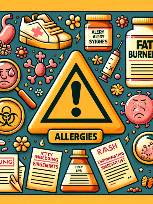 Allergies aux ingrédients des brûleurs de graisse : à quoi faut-il faire attention ?