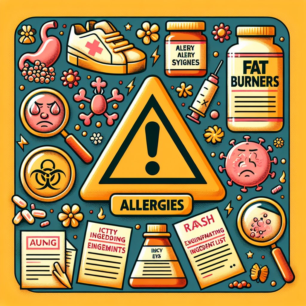 Allergies aux ingrédients des brûleurs de graisse : à quoi faut-il faire attention ?