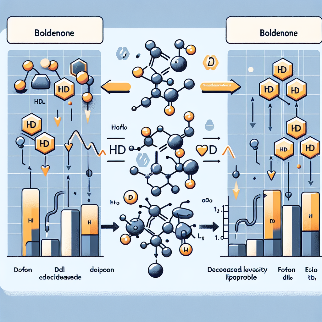 Boldénone et effet sur le taux de lipoprotéines de haute densité (HDL)