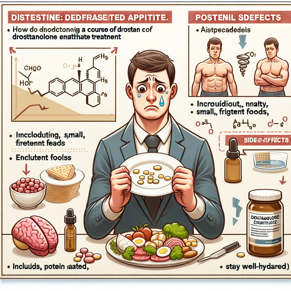 Diminution de l'appétit lors d'une cure de Drostanolone Enantate : que faire