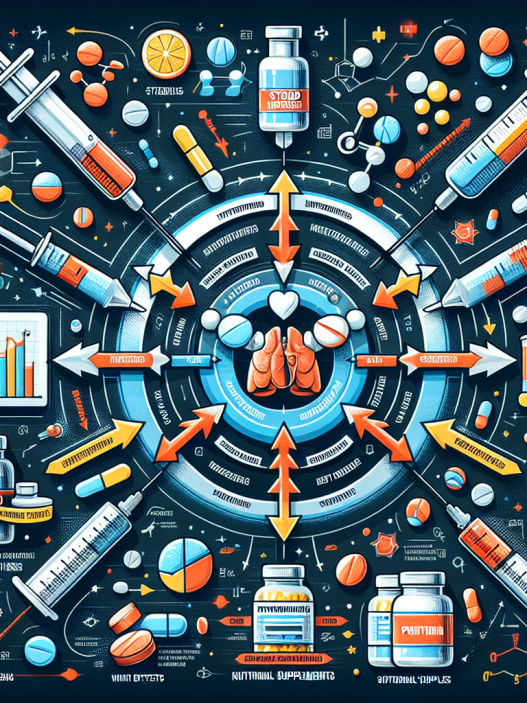 Etude de l'interaction de l'injection de stéroïdes avec les compléments nutritionnels