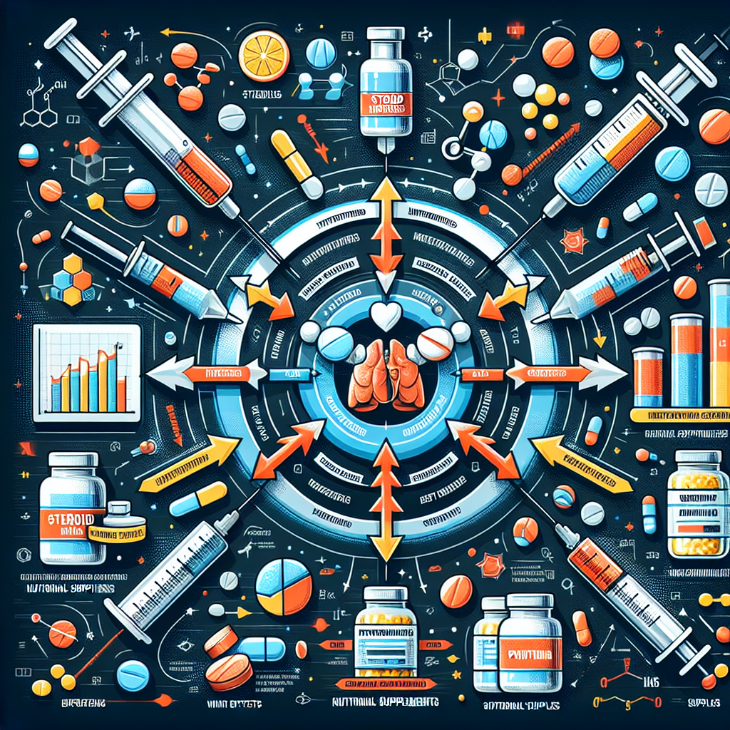 Etude de l'interaction de l'injection de stéroïdes avec les compléments nutritionnels