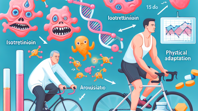 Influence de l'isotrétinoïne sur l'adaptation à l'activité physique