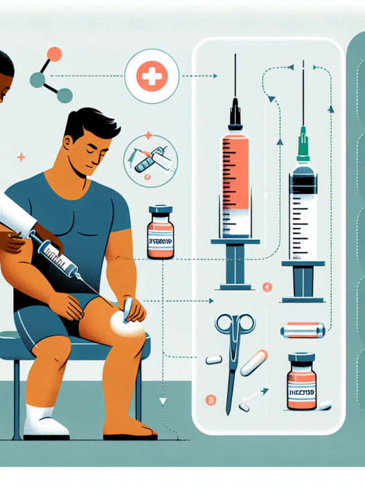 Injection de stéroïdes dans les programmes de récupération des blessures