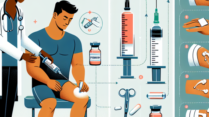 Injection de stéroïdes dans les programmes de récupération des blessures