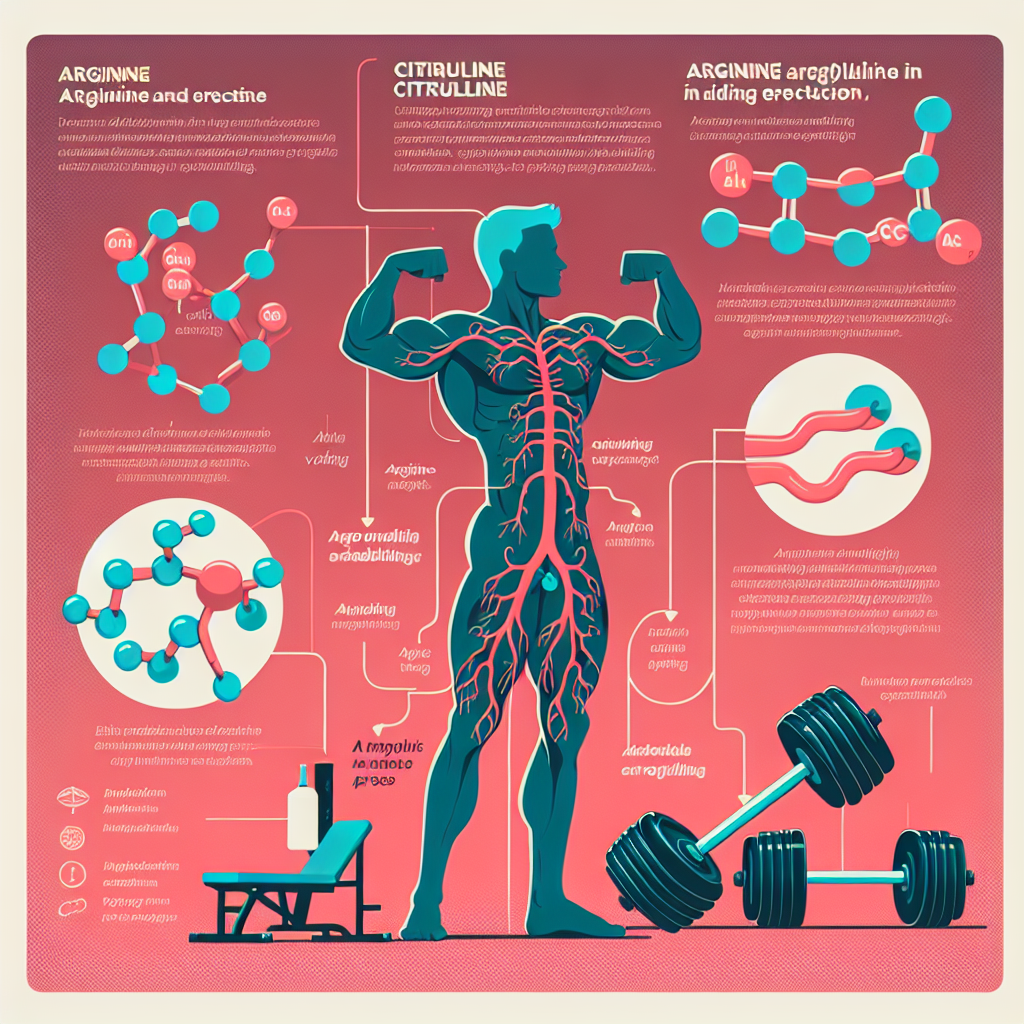 Le rôle de l'arginine et de la citrulline pour l'érection dans le bodybuilding