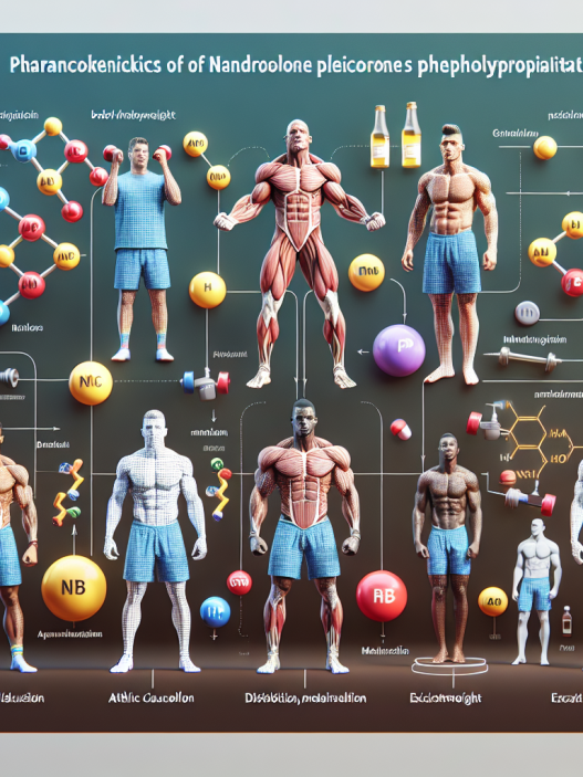 Caractéristiques de la pharmacocinétique du phénylpropionate de nandrolone chez les athlètes de différents poids corporels