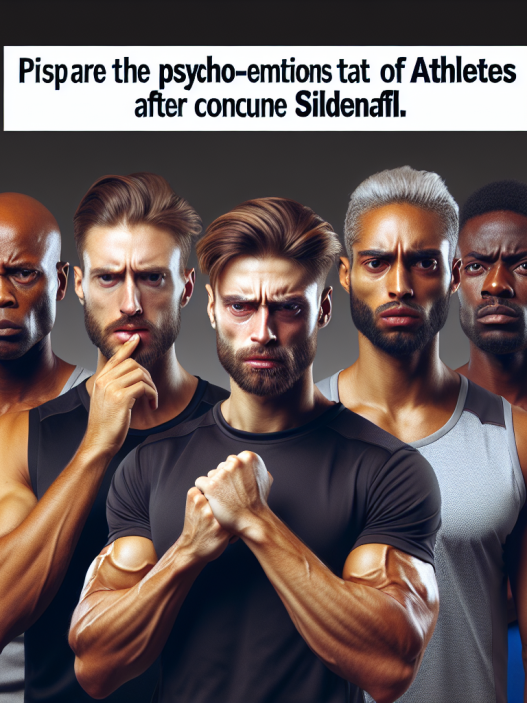 Comment le sildénafil affecte l'état psycho-émotionnel des athlètes après sa consommation