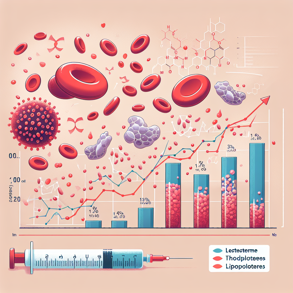 Effet de la méthyltestostérone injectable sur les taux de lipoprotéines sanguines dans le sang