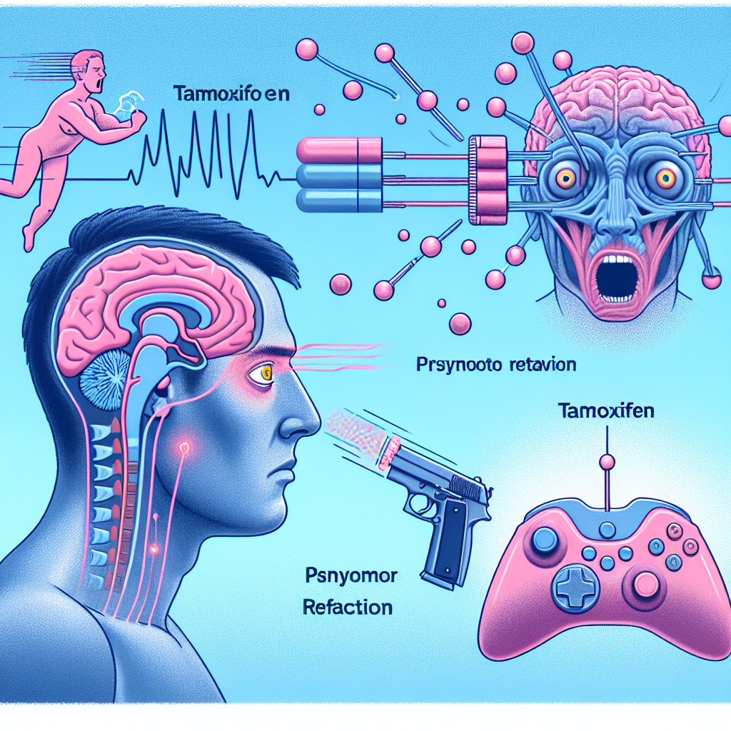 Effet du tamoxifène sur la réaction psychomotrice