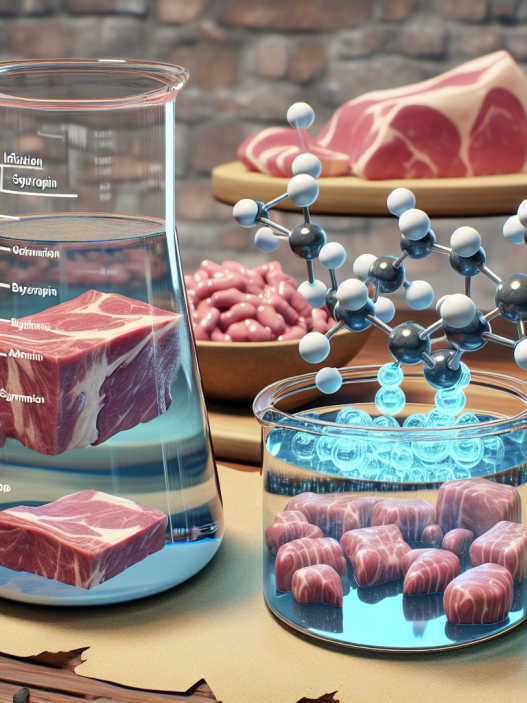 Infusion de somatropine pour l'équilibre et l'asymétrie des viandes