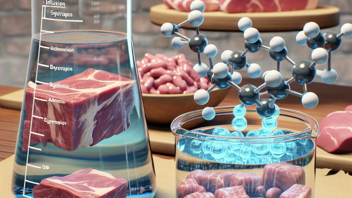 Infusion de somatropine pour l'équilibre et l'asymétrie des viandes