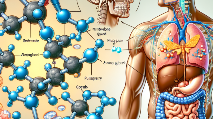 Perfusion de phénylpropionate de nandrolone sur le système endocrinien
