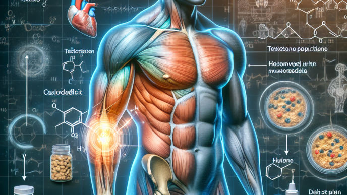 Préservation de la masse musculaire en cas de déficit calorique sous l'effet du propionate de testostérone