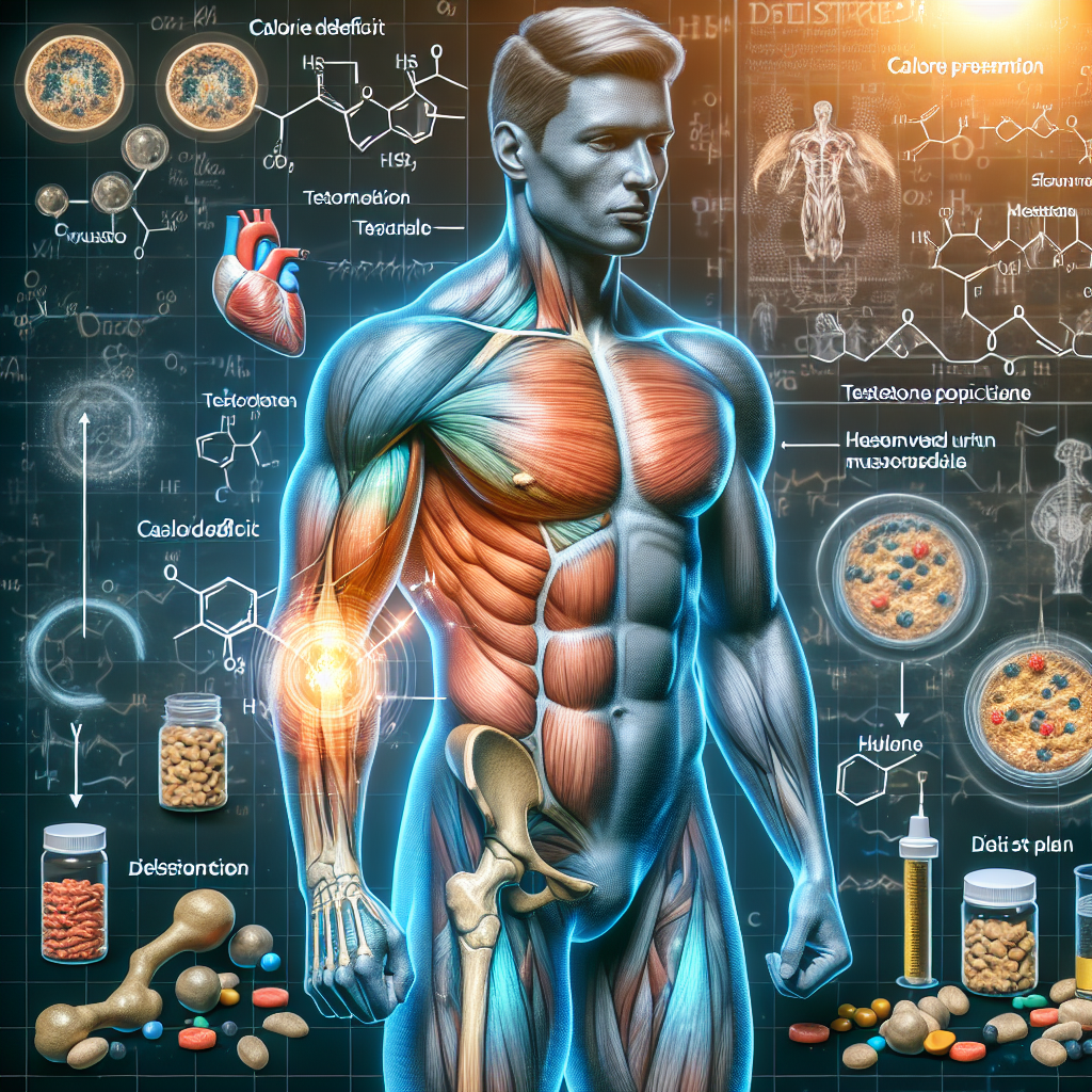 Préservation de la masse musculaire en cas de déficit calorique sous l'effet du propionate de testostérone