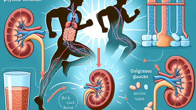Effet d'un apport en glucose sur l'optimisation de la fonction rénale pendant l'effort physique
