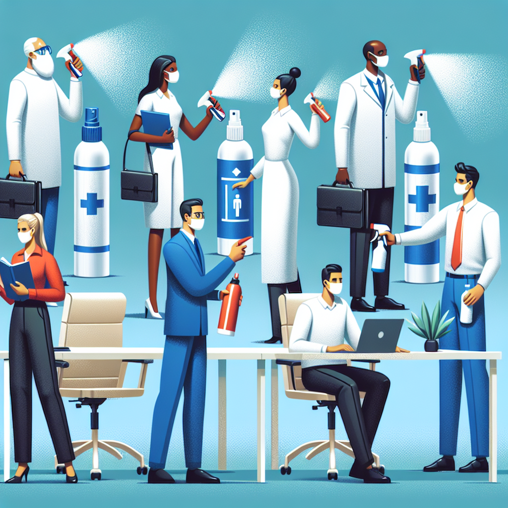 Les sprays pour réduire le risque d'infection en équipe