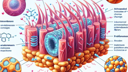 Prohormon et modifications de la structure des fibres musculaires