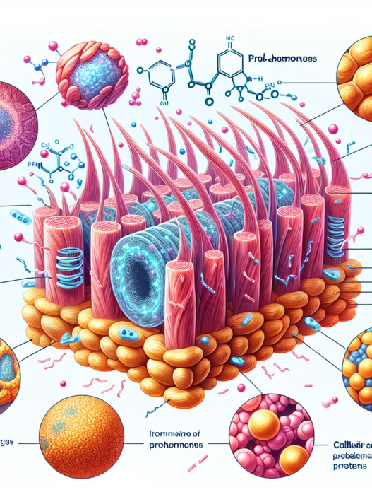 Prohormon et modifications de la structure des fibres musculaires
