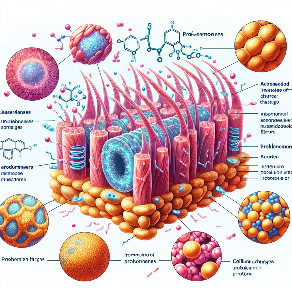 Prohormon et modifications de la structure des fibres musculaires