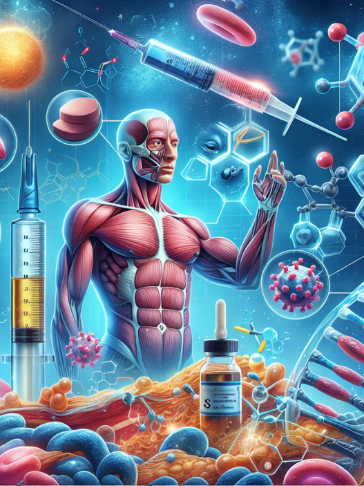 Synthèse du collagène avec l'Enanthate de trenbolone
