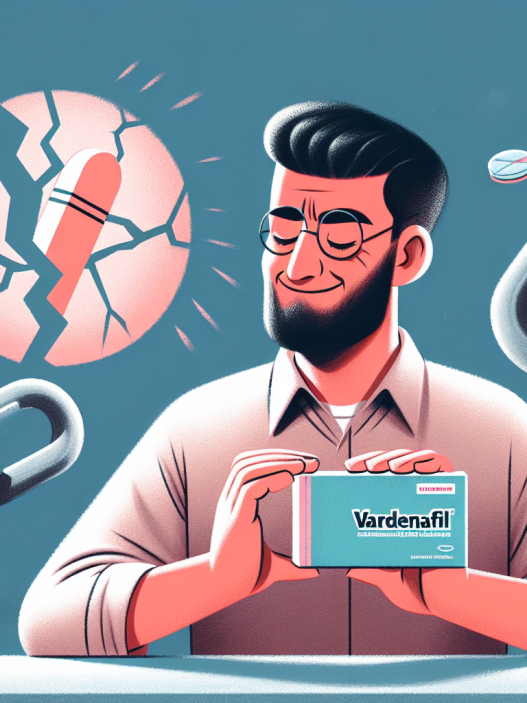 Vardenafil chez les hommes souffrant de dysfonction érectile prolongée