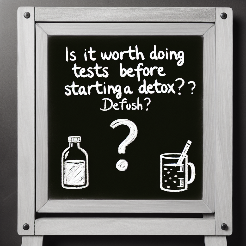 Vaut-il la peine de faire des tests avant de commencer une détox ?