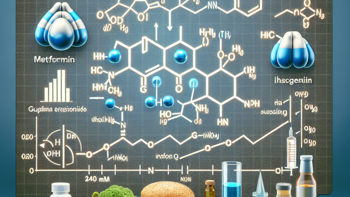 Chlorhydrate de metformine et contrôle de la réponse insulinique après un repas