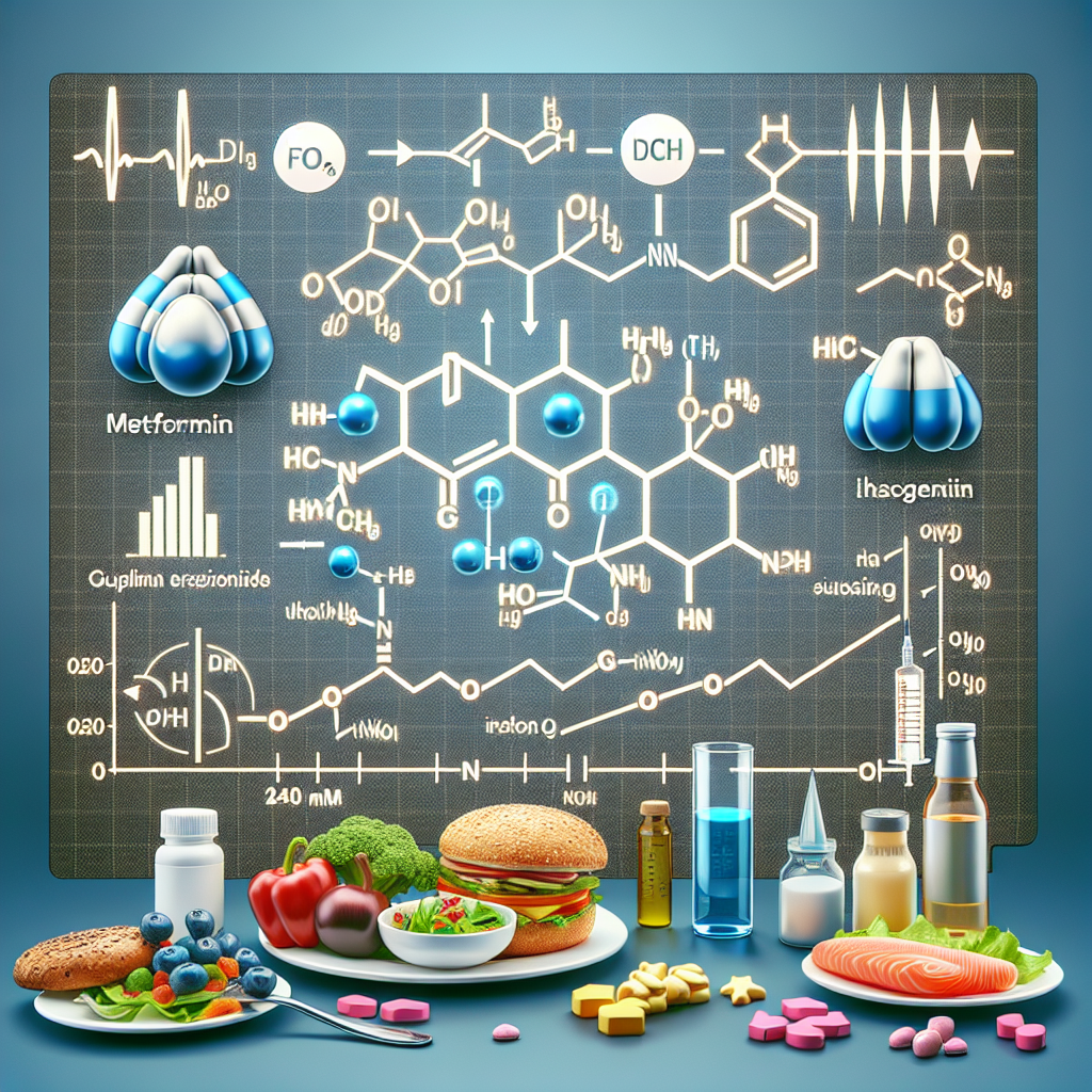 Chlorhydrate de metformine et contrôle de la réponse insulinique après un repas