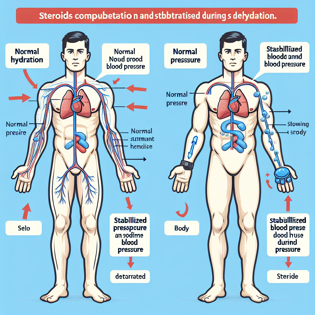 Contribution des stéroïdes à la stabilisation de la pression pendant la déshydratation