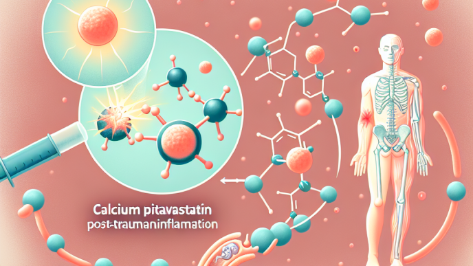La pitavastatine calcique dans l'inflammation post-traumatique