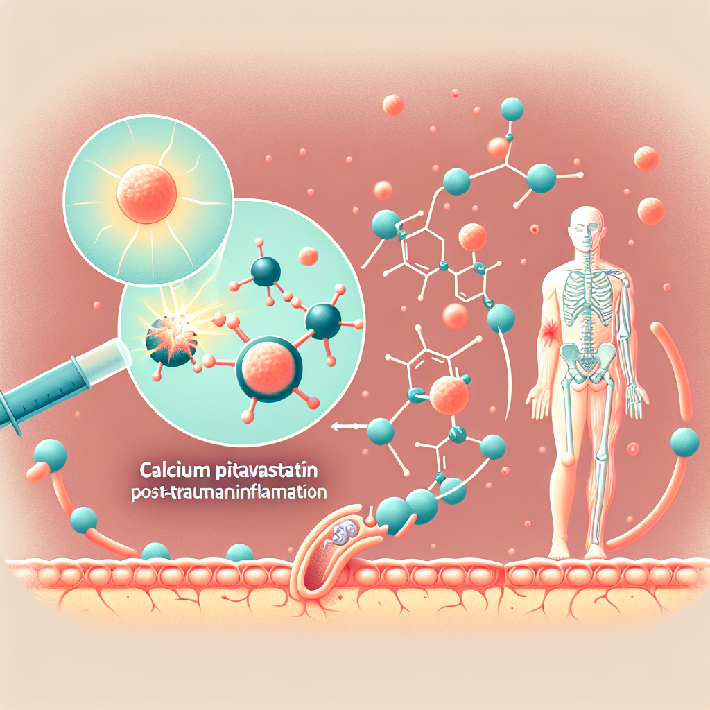 La pitavastatine calcique dans l'inflammation post-traumatique