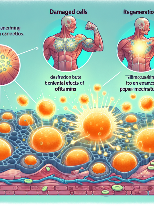Régénération après microlésions musculaires grâce aux vitamines