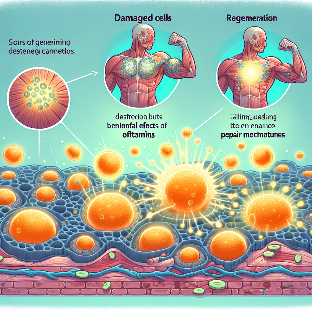 Régénération après microlésions musculaires grâce aux vitamines