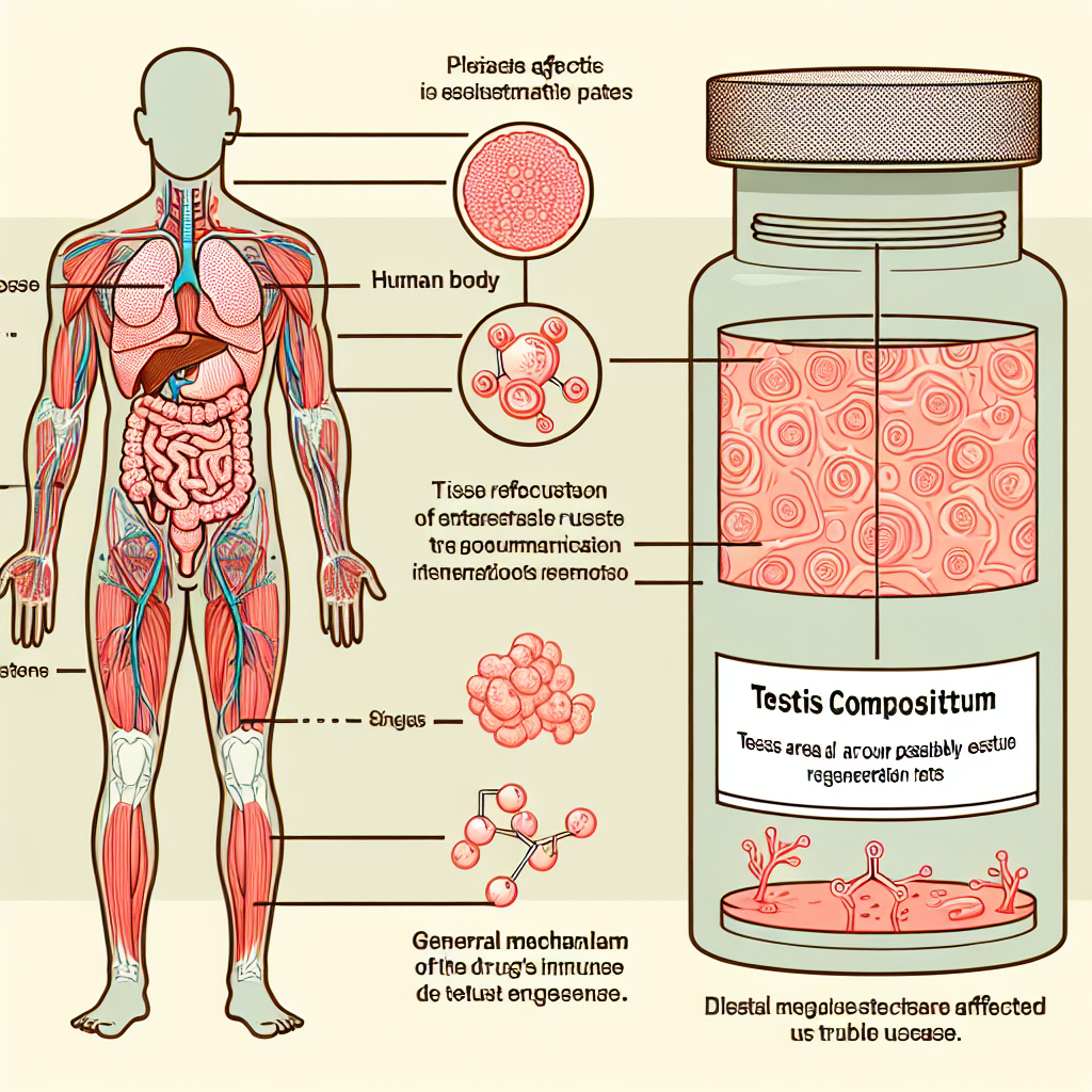 Testis Compositum affecte-t-il le taux de régénération tissulaire ?